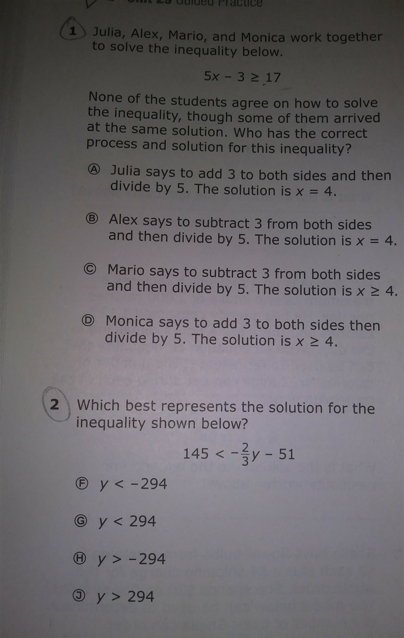 Can someone help me on #1 and #2 please ?-example-1