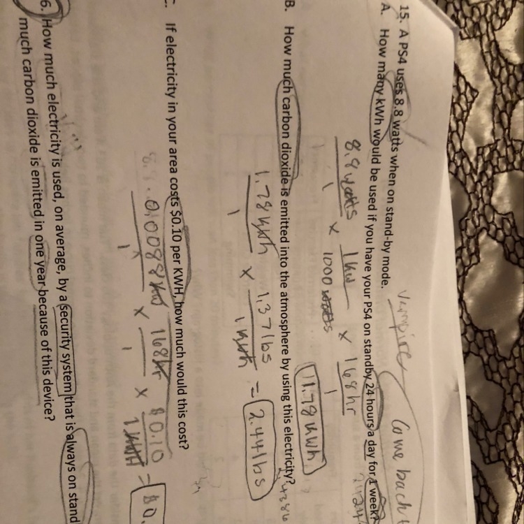 Not sure if I did these three questions right...please help.. It would be greatly-example-1