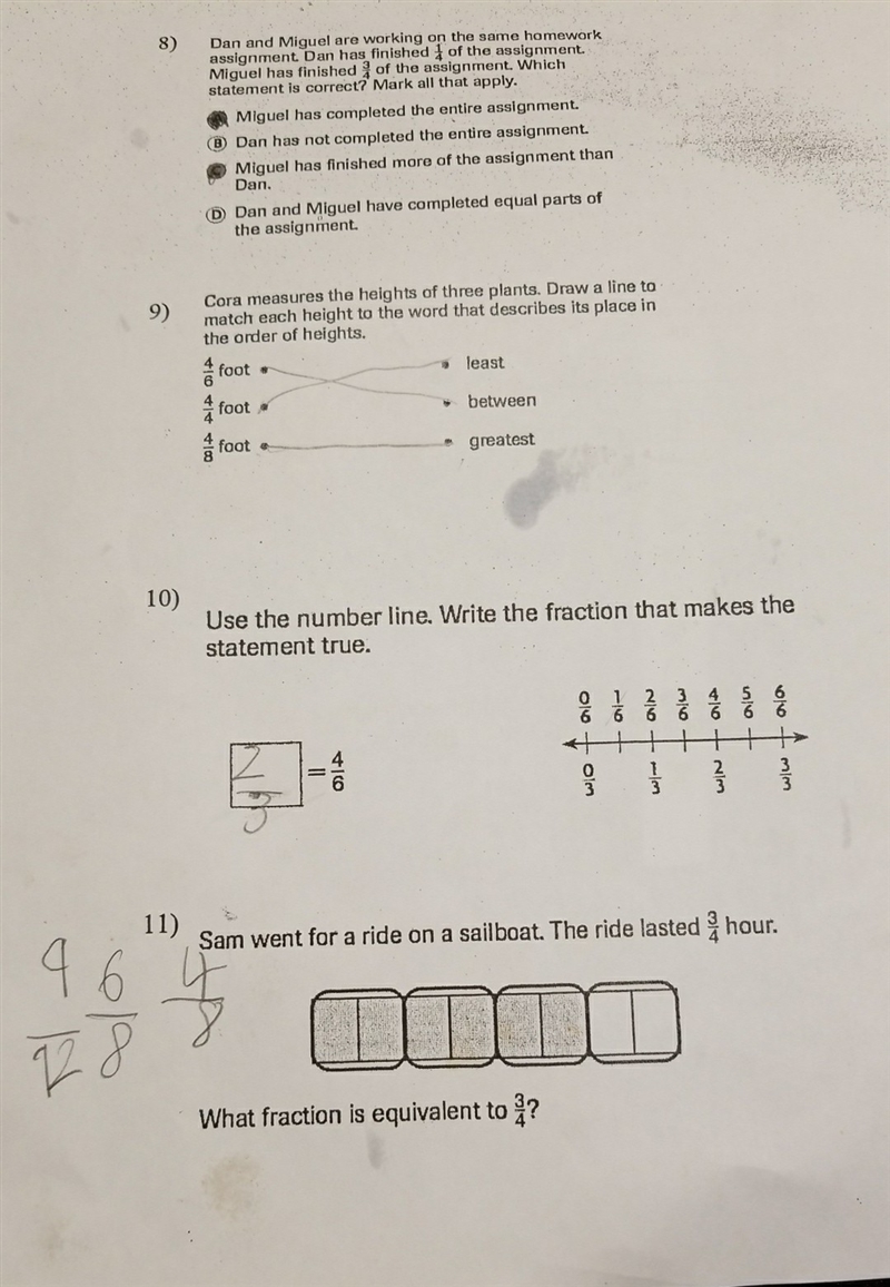 Not sure if my answers is right just need lil help. Thanks-example-1