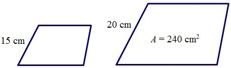 The diagram shows corresponding lengths in two similar figures. Find the ratio of-example-1