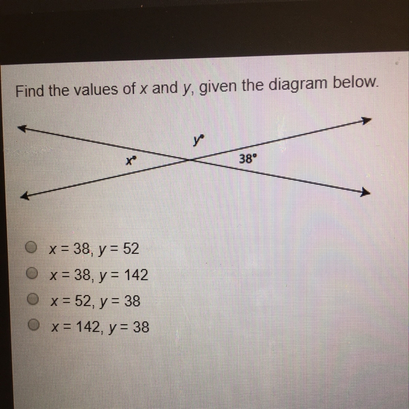 Find the value of x and y-example-1