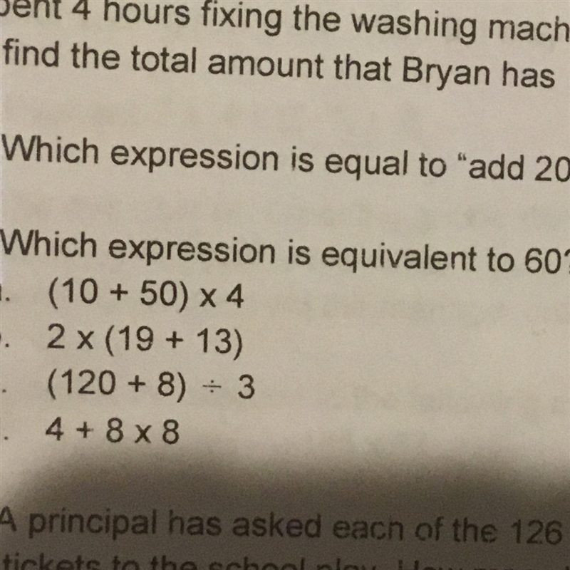 Which expression is equivalent to 60-example-1