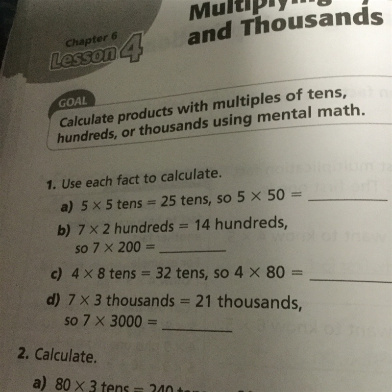 Use each fact to calculate-example-1