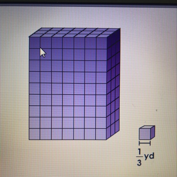 What is the volume of the rectangular prism? A. 138 yd^3 B. 63 yd^3 C. 22.5 yd^3 D-example-1