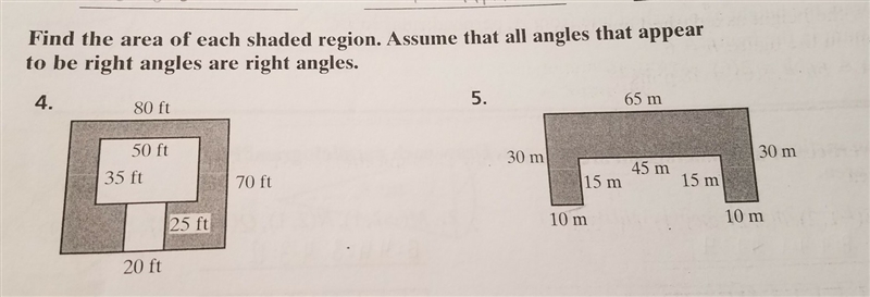 Can I get help on number 4 and 5 please-example-1