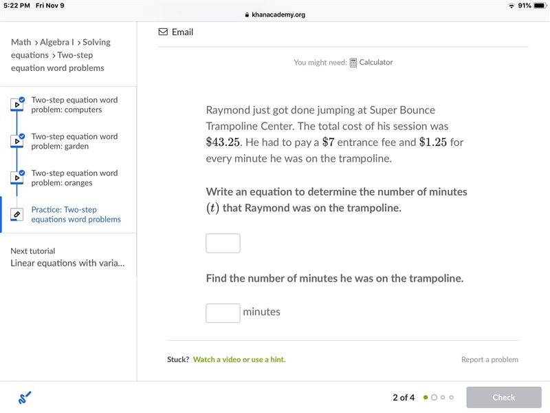 Another math two step equation, please help thank you.-example-1