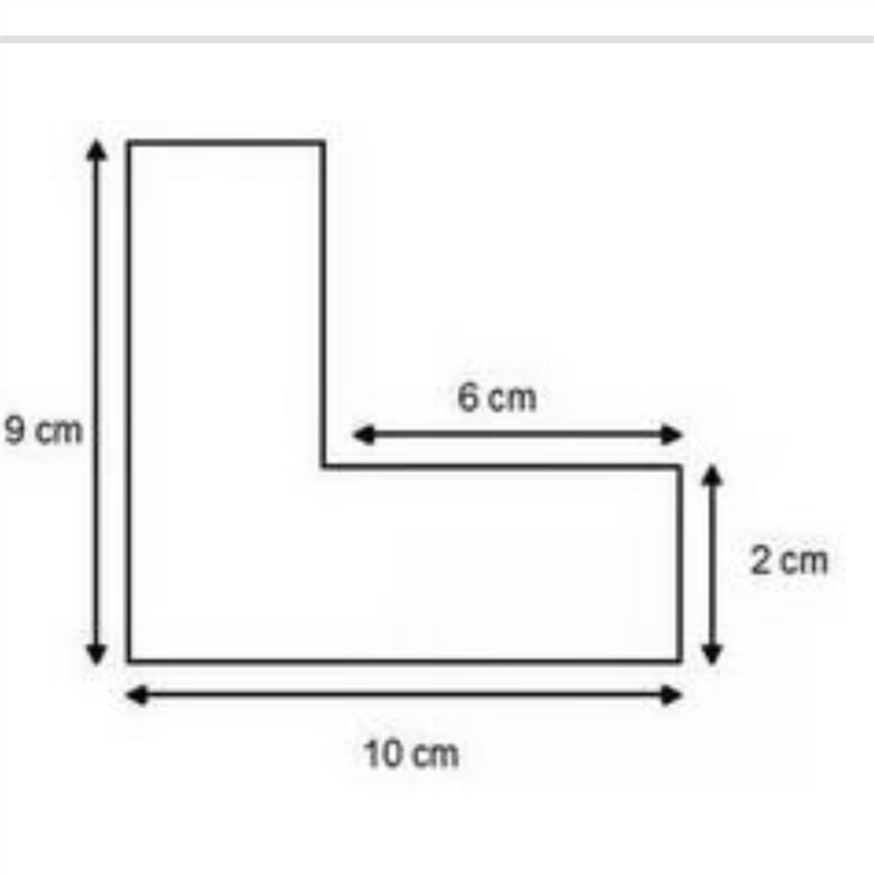 What is the area of the figure A)36 B)48 C)90 D)102-example-1