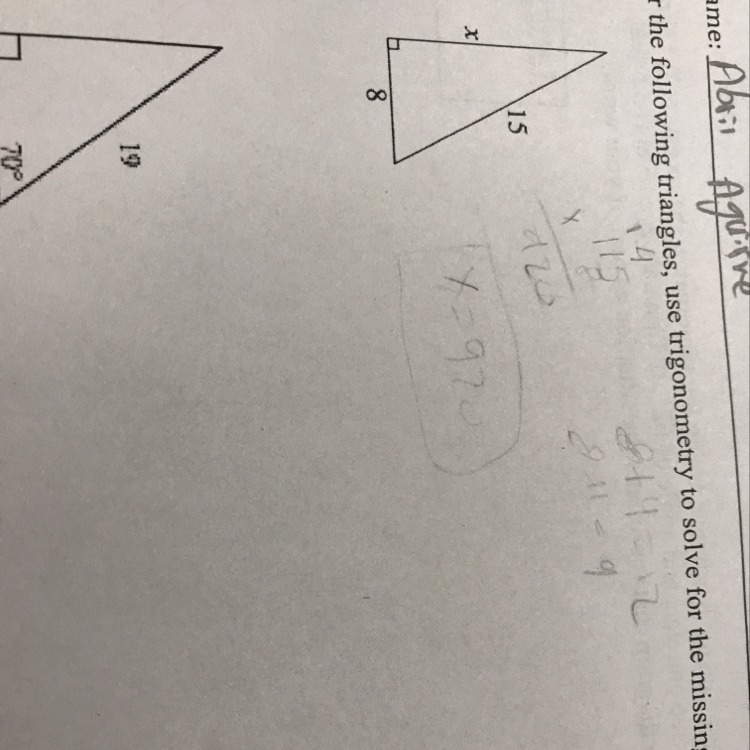 What is the Value of x?-example-1