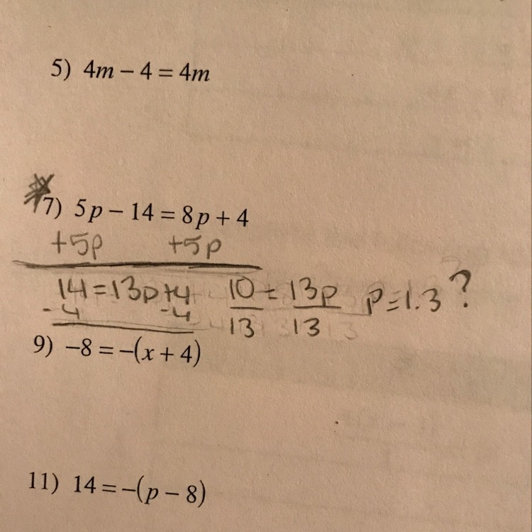 Did i do #7 correctly?-example-1