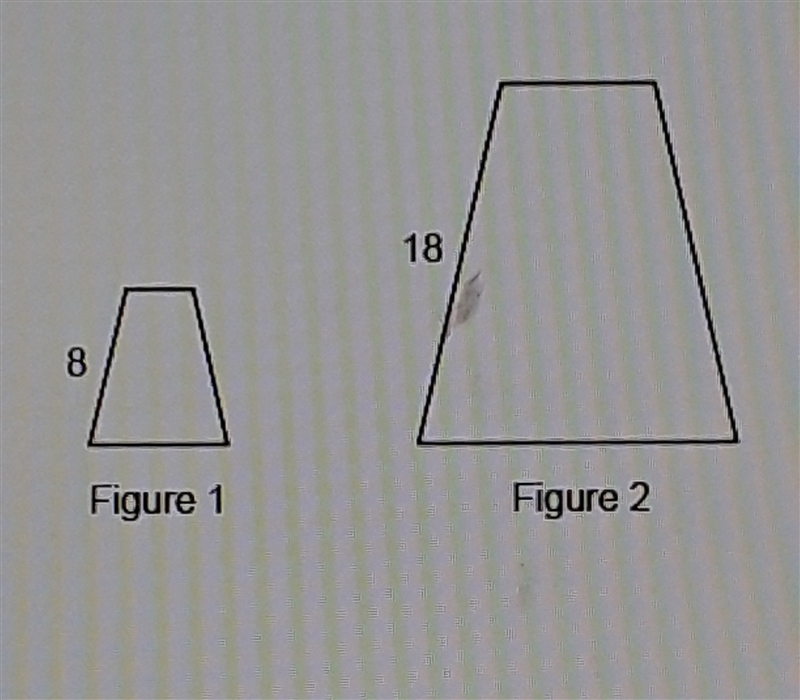 Figure 1 is dilated to get figure 2. What is the scale factor. enter your answer, in-example-1