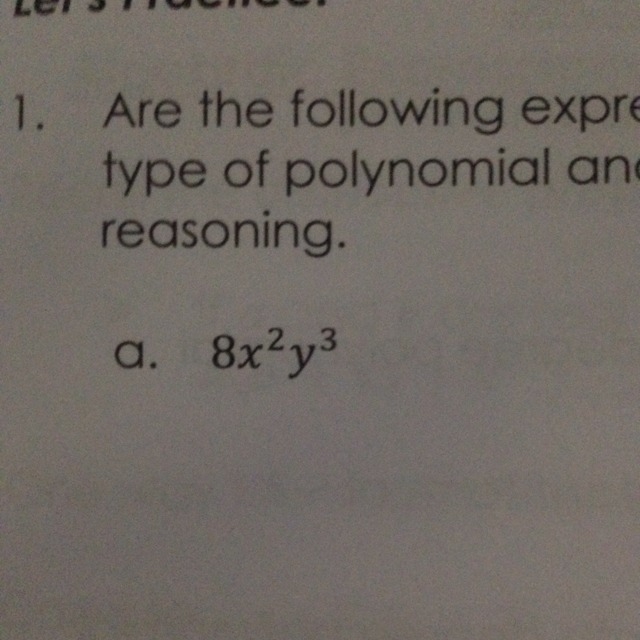 Is the expression polynomial ?-example-1