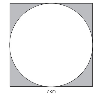 A circle is drawn within a square as shown. What is the best approximation for the-example-1