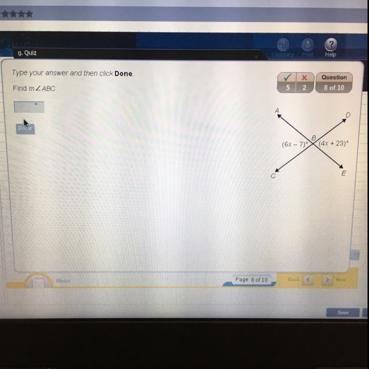 Find angle m angle ABC-example-1