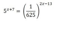 Help Solve the following exponential equation for x. Show your work step by step.-example-1