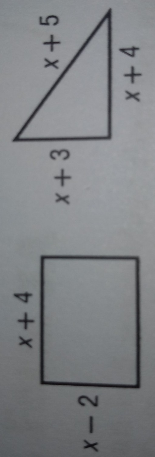 Find the value of x so that the polygons have the same perimeter.-example-1