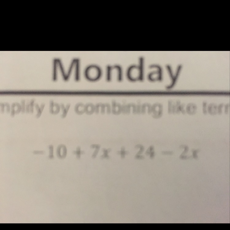 Simplify by combining like terms?-example-1