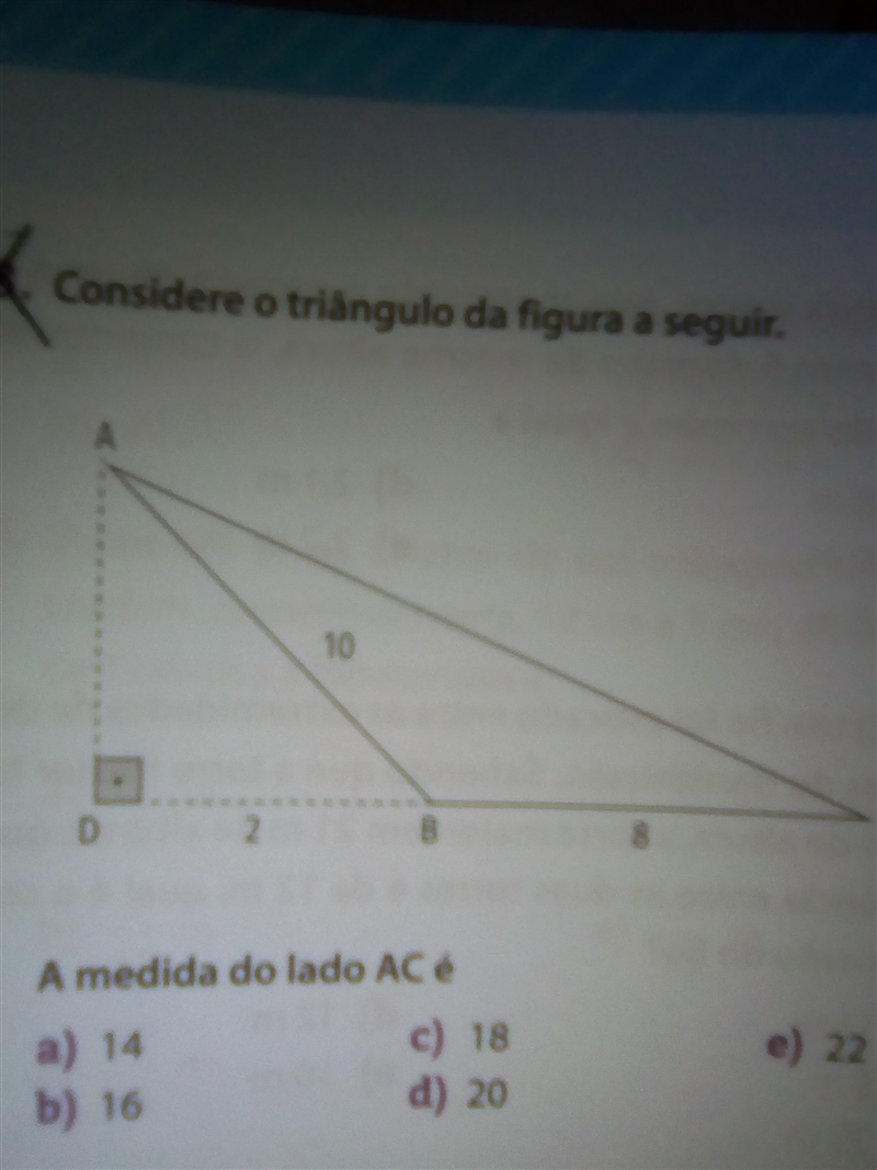 Considere o triângulo da figura a seguir-example-1