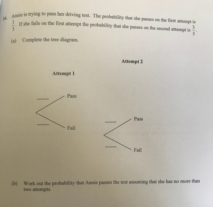 Probability tree diagrams (image)? Please explain too-example-1