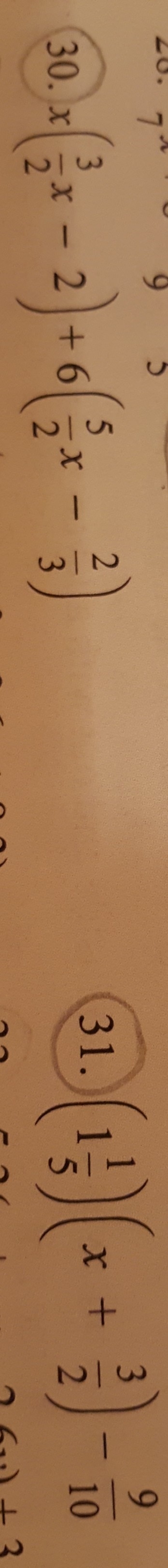 Can someone please help me SIMPLIFY #30 and #31 ????-example-1