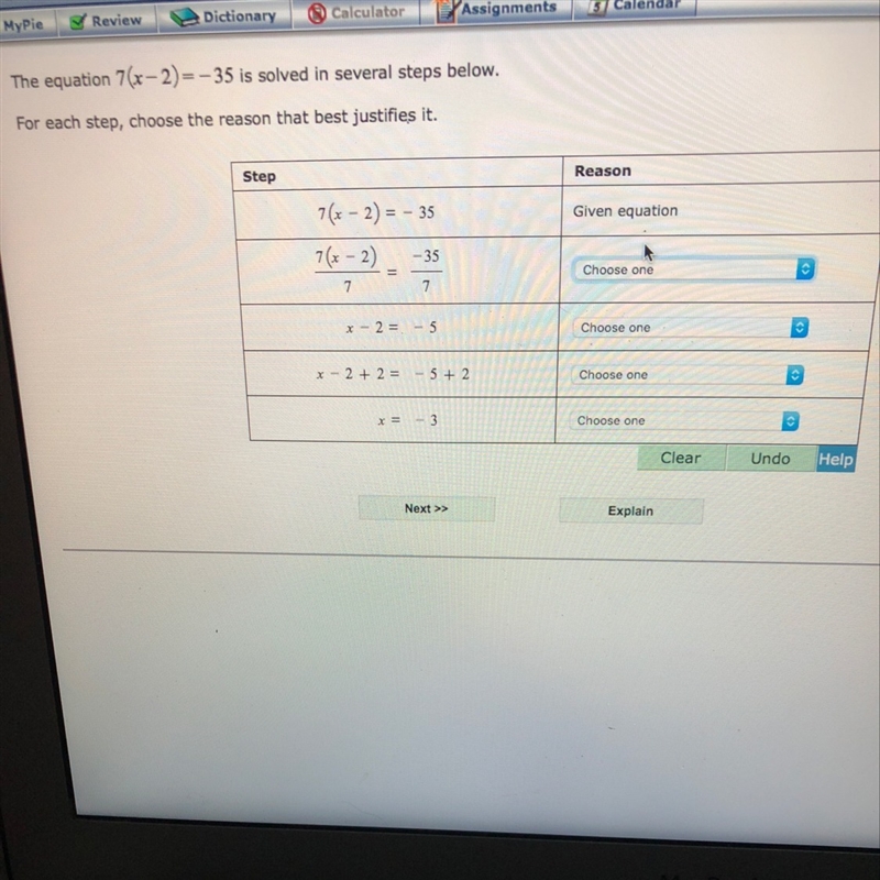 Addition property subtraction property multiplication property division property simplifying-example-1