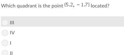 1. In the figure, which point has coordinates (-1, 4) point F Point S Point R Point-example-5