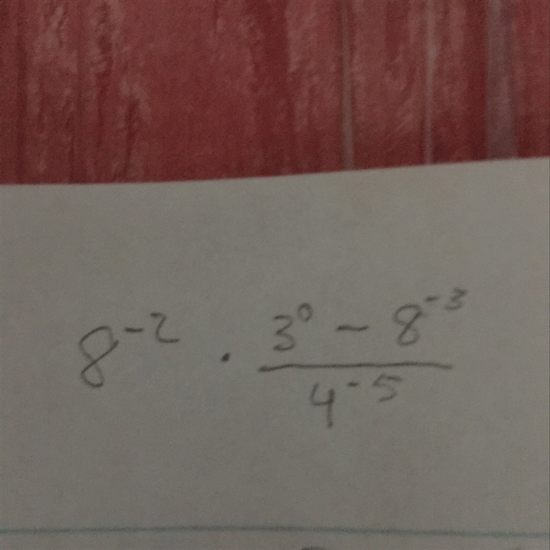 How do you simplify this expression with an answer in positive exponential notation-example-1