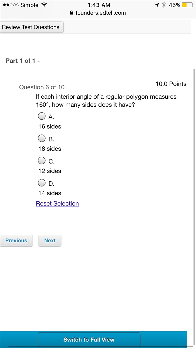 Geometry math question no Guessing and Please show work thank you-example-1