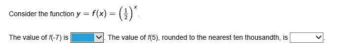 Consider the attached function - The values are?-example-1