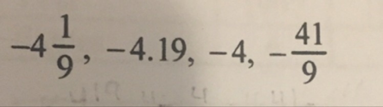 Order the numbers from least to greatest-example-1