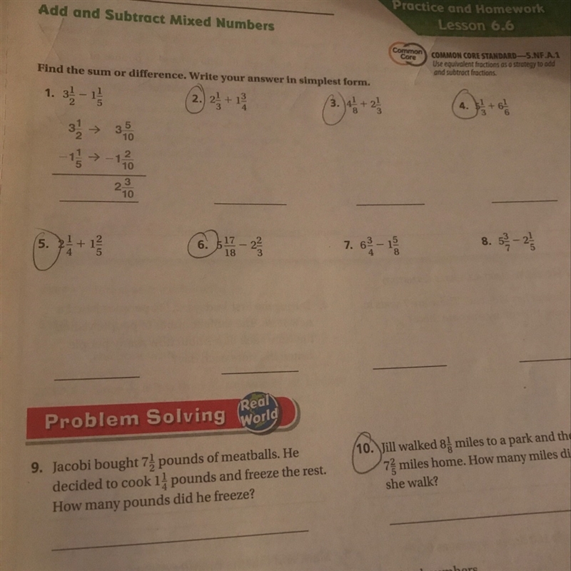 Only circled plz help me-example-1