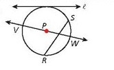 Identify each line or segment that intersects each circle. Be sure label each as a-example-1