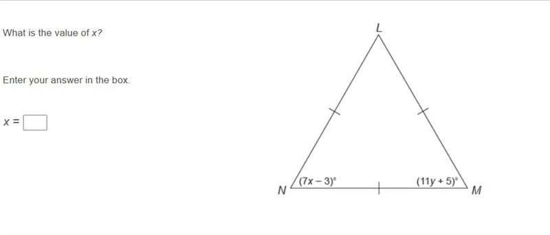 What is the value of x? Enter your answer in the box.-example-1