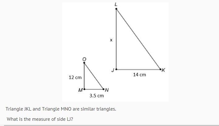 What is the measure of LI? using the options shown-example-1