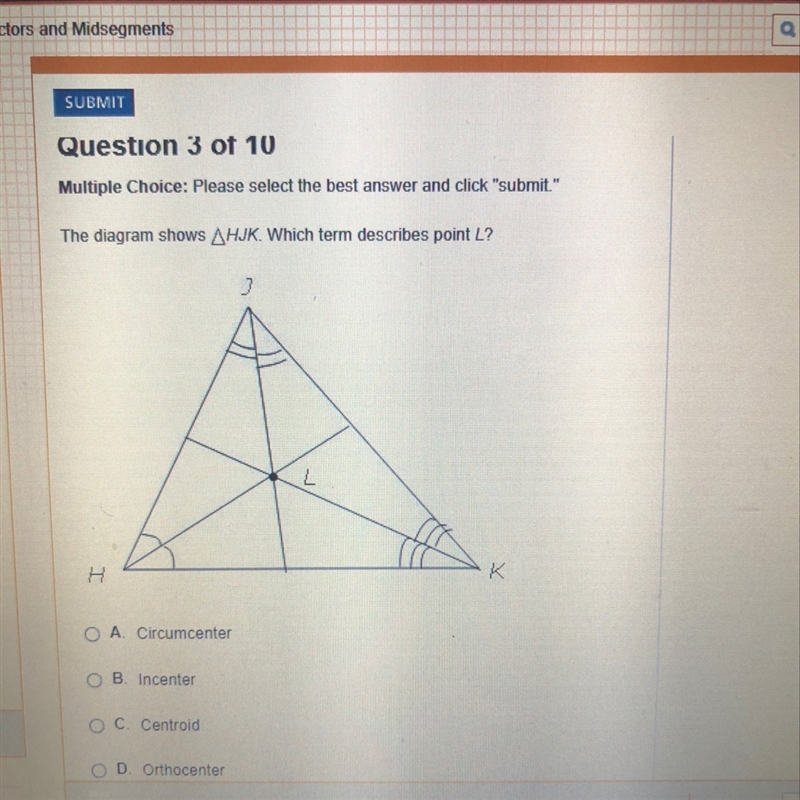 The diagram shows HJK which term describes point L-example-1