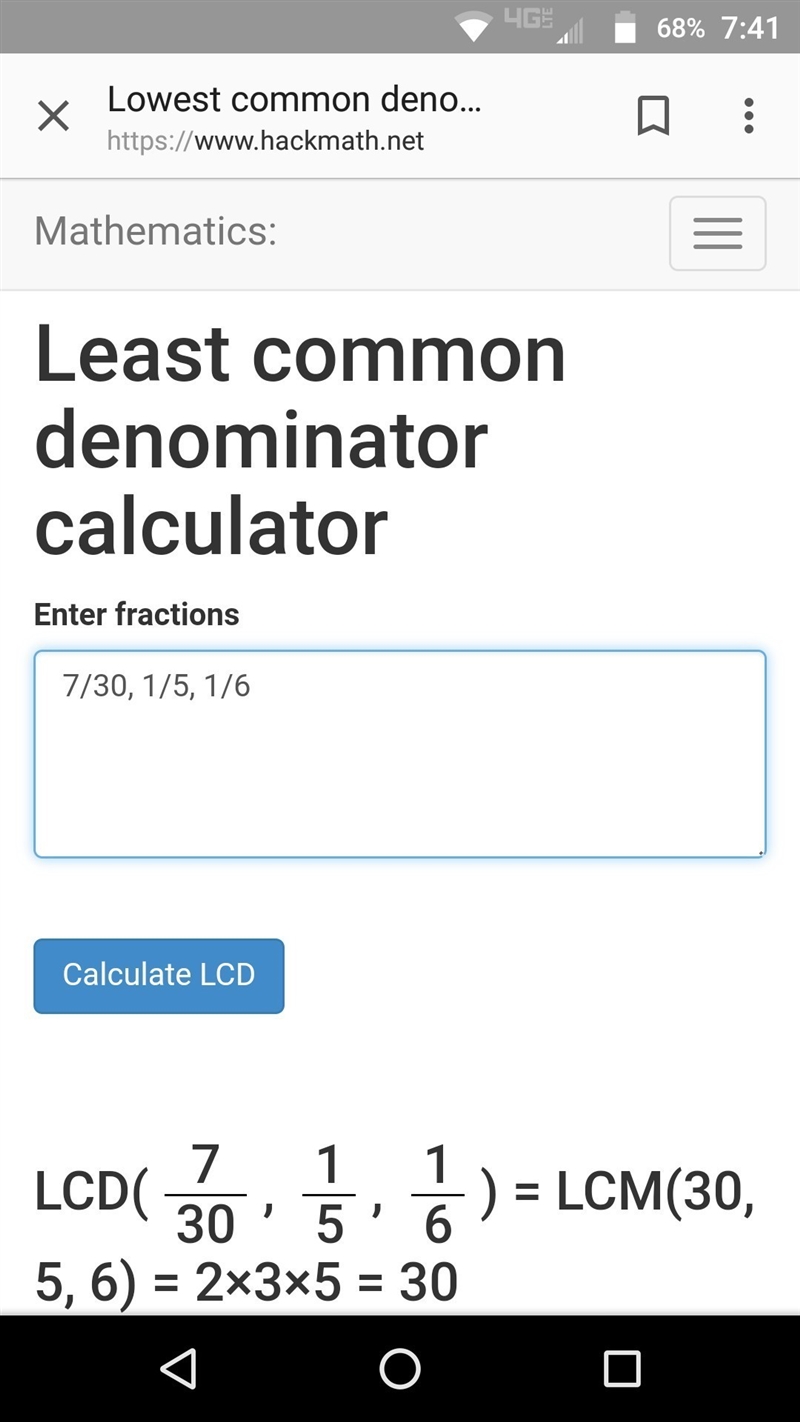 Least common denominator-example-1