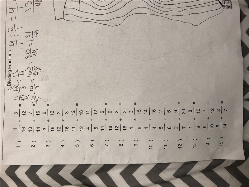 How are fractions divided the right way?-example-1