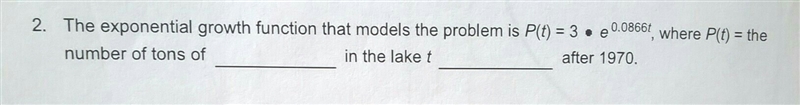 Fill in the blanks to solve the Pollution Problem. • What do you want to know? When-example-1