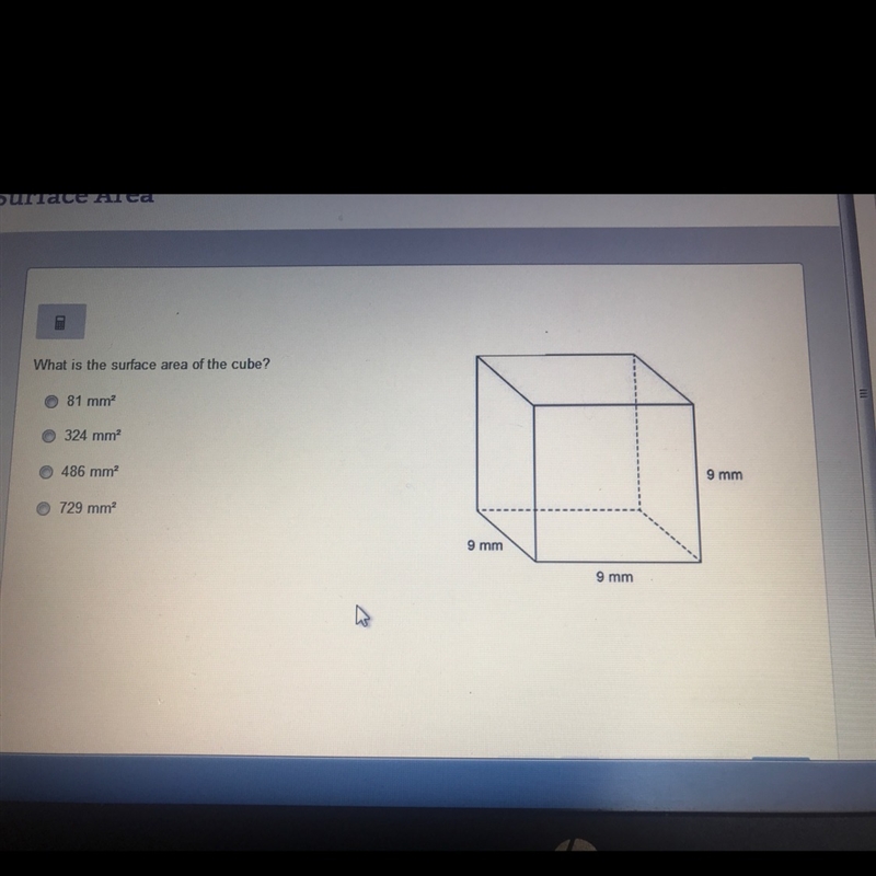 What is the surface area of the cube-example-1