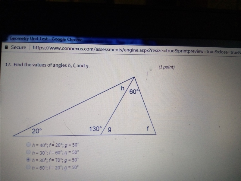 Find the value of angles h, f, and g.-example-1