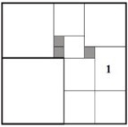 *The rectangle to the left is divided into 12 shapes. One of them is a rectangle labeled-example-1