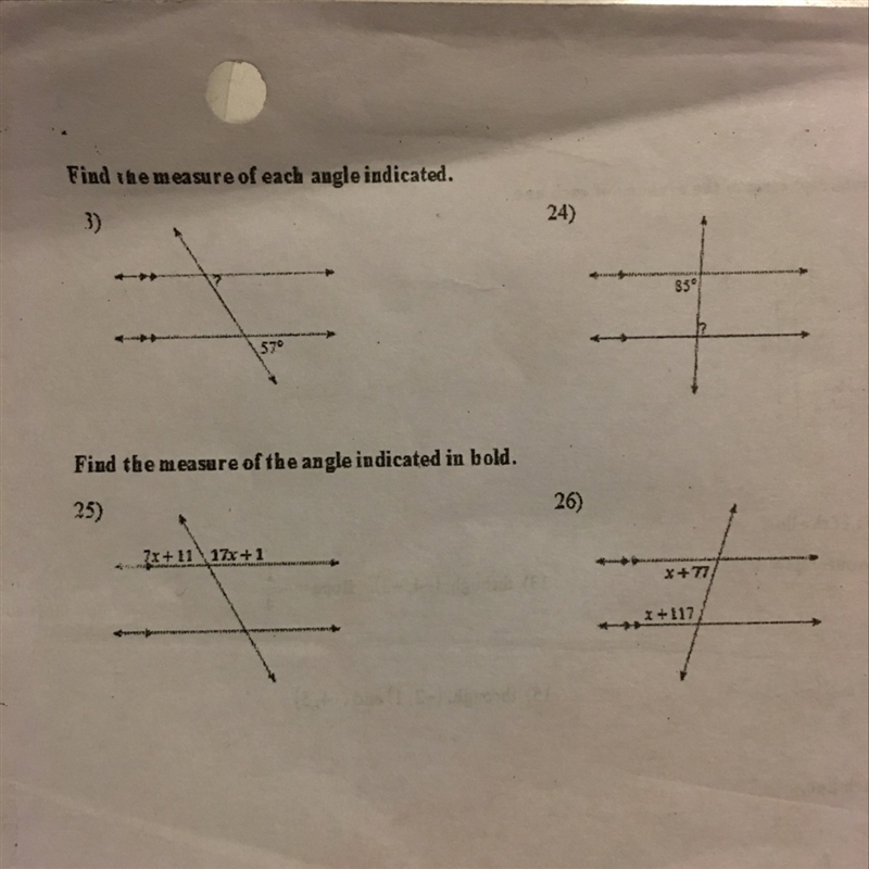 Find the measure of each angle indicated Find the measure of the angle indicated in-example-1