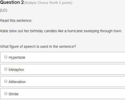 Read this sentence: Katie blew out her birthday candles like a hurricane sweeping-example-1