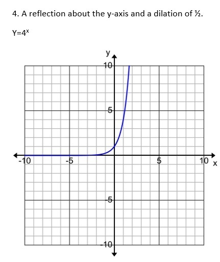 For each exponential function, a) write a new function, and b) sketch the corresponding-example-1