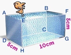 Compute the area of each side. ABFE = 50 cm 2 20 cm 2 25 cm 2 BFGC = 25 cm 2 50 cm-example-1