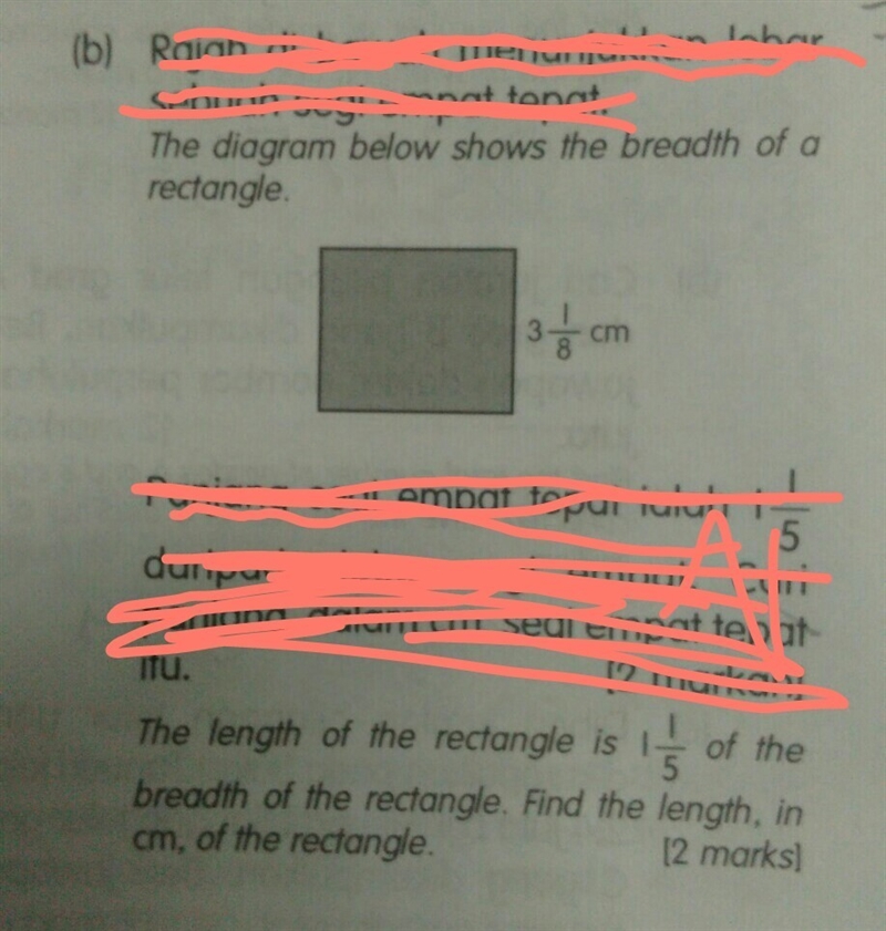 The diagram up there shows the breadth of a rectangle the length of the rectangle-example-1