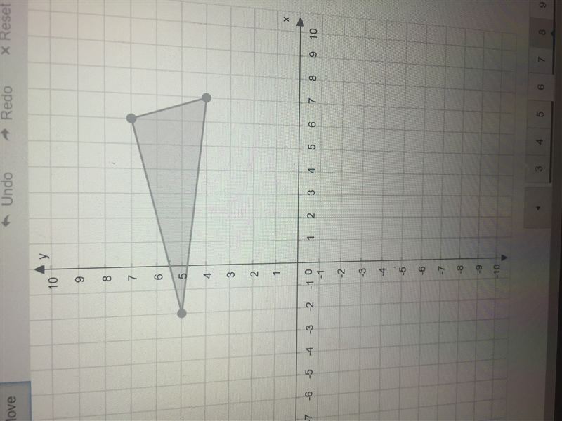 Graph the image of the given triangle after the transformation that has the rule (x-example-1