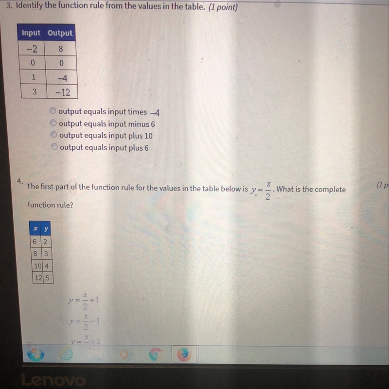 Help me ASAP please answer C and D for 4 is y= x/2 -1 and y= x/2-2-example-1