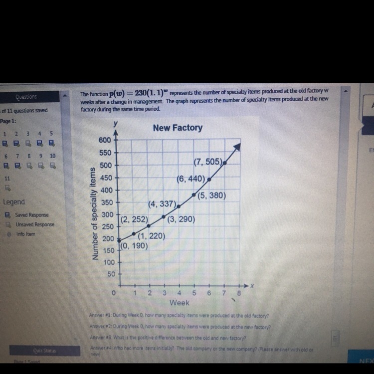 Use the following information to answer problem 10 and problem 11:-example-1