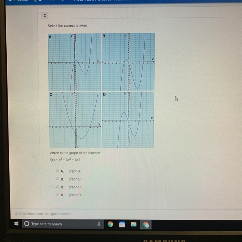 What’s the graph of the function ?-example-1