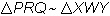 BRIANLIEST!!!!The triangles shown are similar. Which similarity statement expresses-example-2